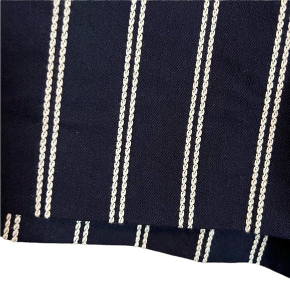 J. Crew Navy and White Striped Women Shorts - Picture 9 of 10